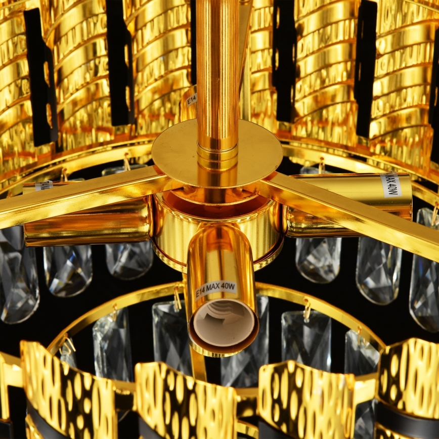 Brilagi - Плафонен полилей CRISTAL 5xE14/40W/230V Ø 38 см