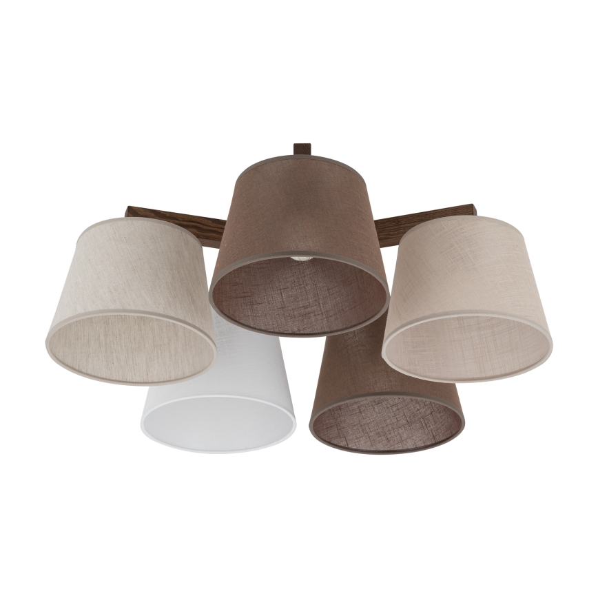 Brilagi - Плафонен полилей LATTE 5xE27/15W/230V бор/микс