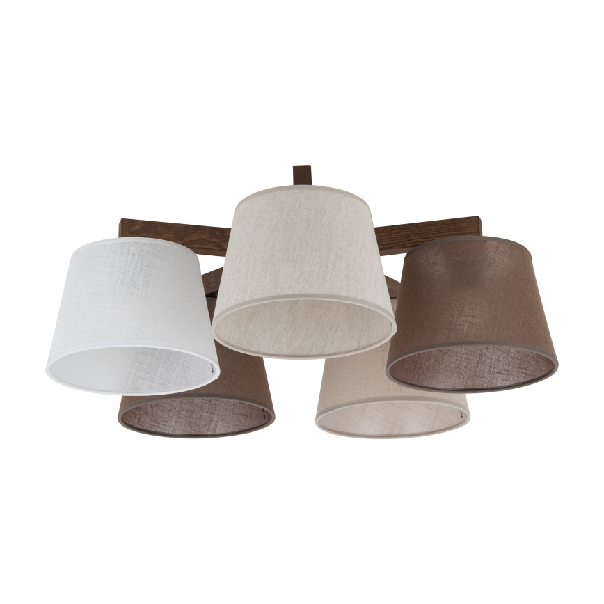 Brilagi - Плафонен полилей LATTE 5xE27/15W/230V бор/микс