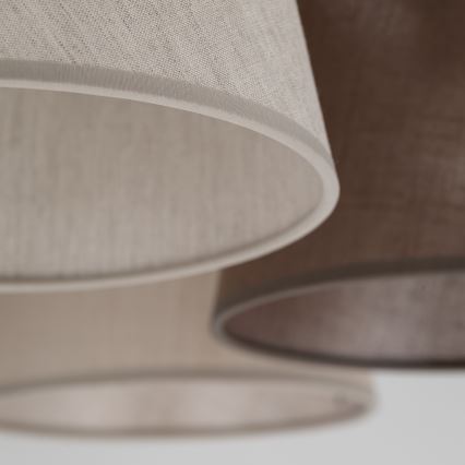 Brilagi - Плафонен полилей LATTE 5xE27/15W/230V бор/микс