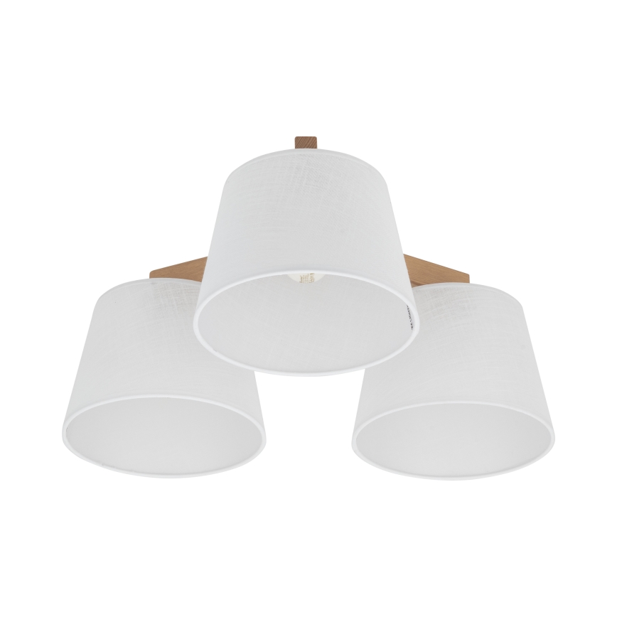 Brilagi - Плафонен полилей LATTE SABIA 3xE27/15W/230V бор/бял