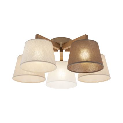 Brilagi - Плафонен полилей LATTE SABIA 5xE27/60W/230V бор/микс