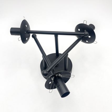 Brilagi - Плафонен полилей MALIVA 3xE14/15W/230V черен/бял