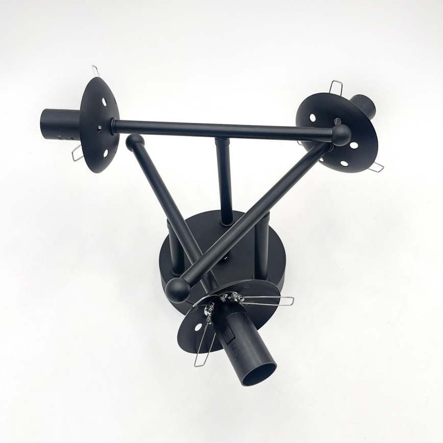 Brilagi - Плафонен полилей MALIVA 3xE14/15W/230V черен/бял