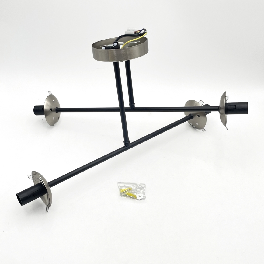 Brilagi - Плафонен полилей MALIVA 4xE14/15W/230V матов хром/димчато