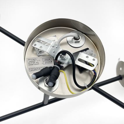 Brilagi - Плафонен полилей MALIVA 4xE14/15W/230V матов хром/димчато