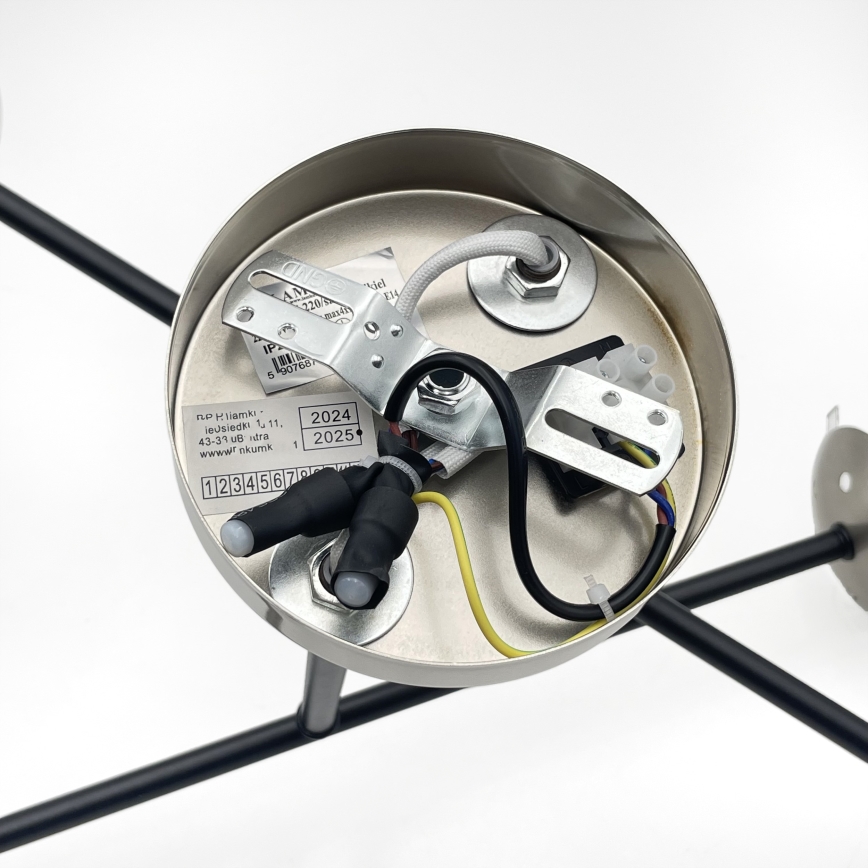 Brilagi - Плафонен полилей MALIVA 4xE14/15W/230V матов хром/димчато