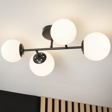 Brilagi - Плафонен полилей MALONY 4xE14/20W/230V черен