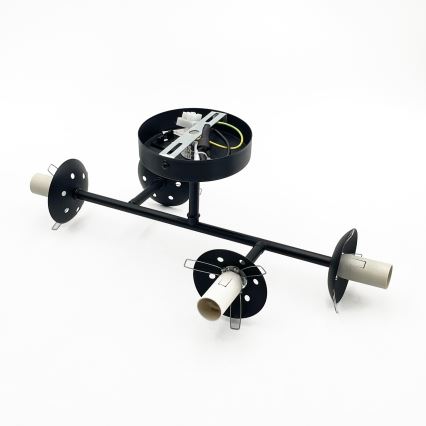 Brilagi - Плафонен полилей MALONY 4xE14/20W/230V черен