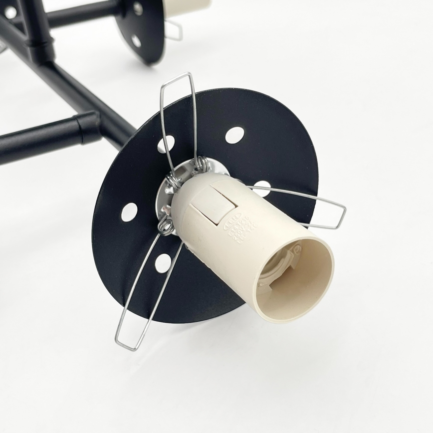 Brilagi - Плафонен полилей MALONY 4xE14/20W/230V черен