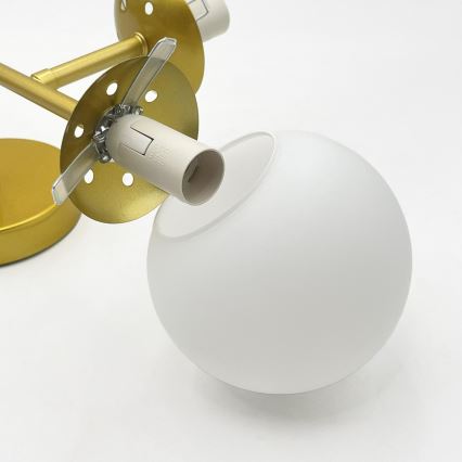 Brilagi - Плафонен полилей MALONY 4xE14/20W/230V златен