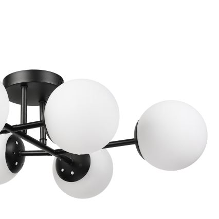 Brilagi - Плафонен полилей MALONY 6xE14/20W/230V черен