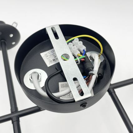 Brilagi - Плафонен полилей MALONY 6xE14/20W/230V черен