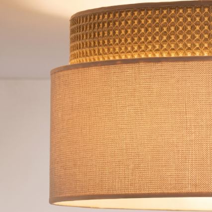 Brilagi - Плафонен полилей PADOVA 1xE27/60W/230V Ø 40 cm бежов