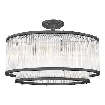 Brilagi - Плафонен полилей RAMOS 6xE14/60W/230V черен