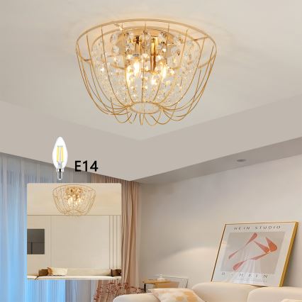 Brilagi - Плафонен полилей VASTERAS 4xE14/40W/230V Ø 45 см