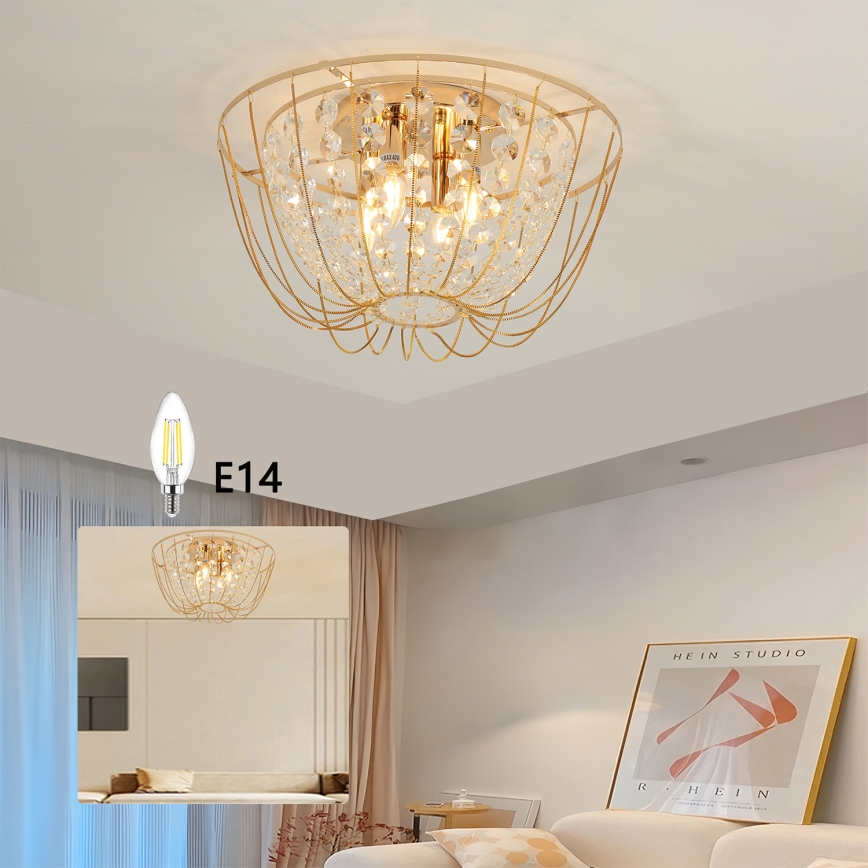 Brilagi - Плафонен полилей VASTERAS 4xE14/40W/230V Ø 45 см