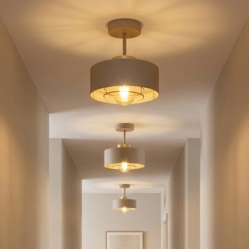 Brilagi - Плафониера 1xE27/60W/230V бежова/златна