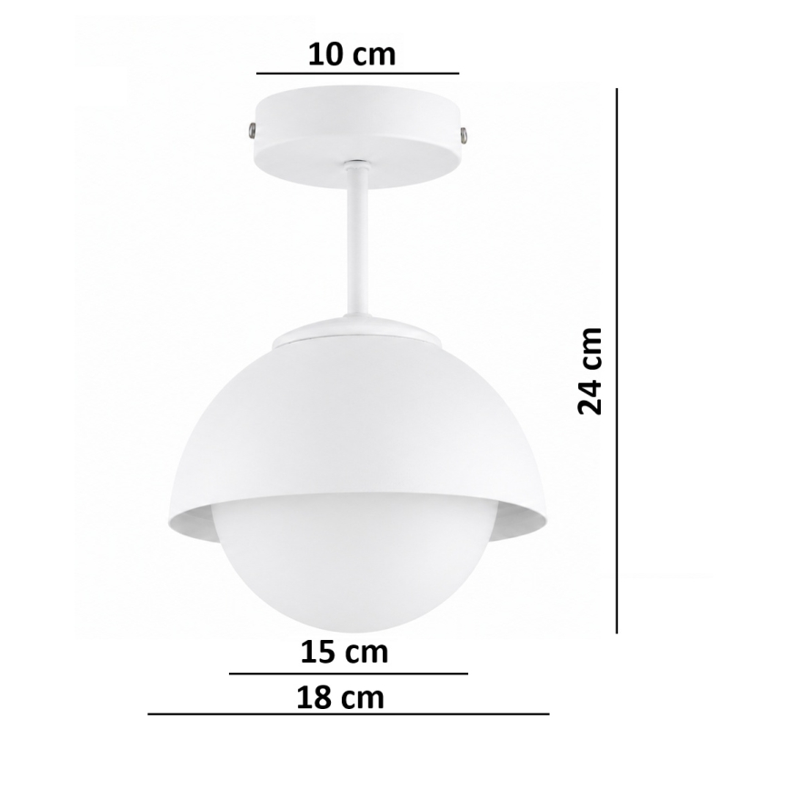 BRILAGI - Плафониера COSMO 1xE27/60W/230V бял/златист