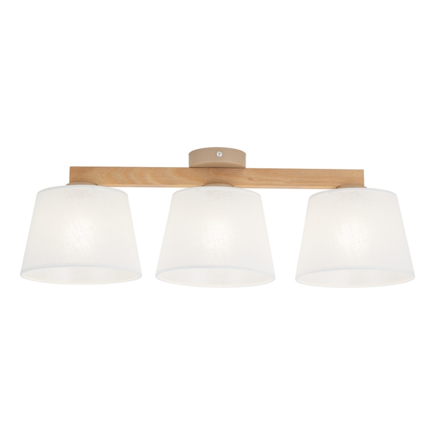Brilagi - Плафониера LATTE SABIA 3xE27/15W/230V бор/бял