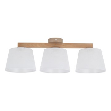 Brilagi - Плафониера LATTE SABIA 3xE27/60W/230V бор/бял