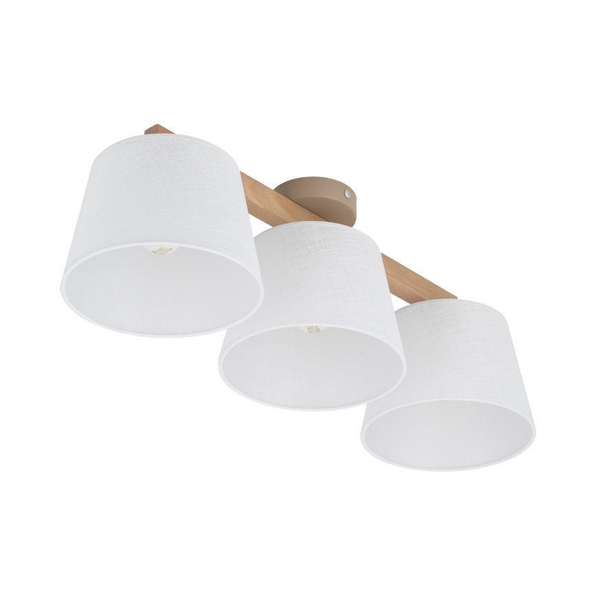 Brilagi - Плафониера LATTE SABIA 3xE27/60W/230V бор/бял
