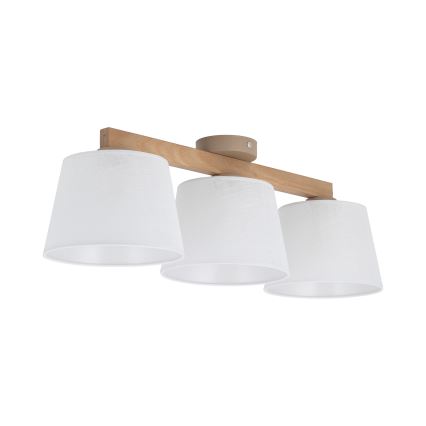 Brilagi - Плафониера LATTE SABIA 3xE27/60W/230V бор/бял