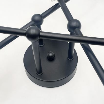 Brilagi - Плафониера MALIVA 6xE14/15W/230V черна/бяла