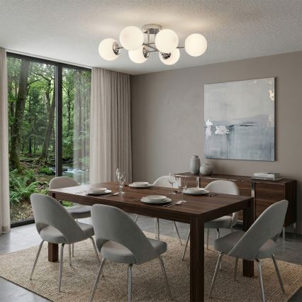 Brilagi - Плафониера MALONY 6xE14/20W/230V лъскав хром