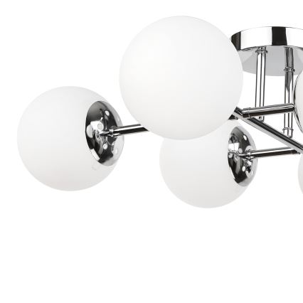 Brilagi - Плафониера MALONY 6xE14/20W/230V лъскав хром