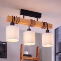 Brilagi - Плафониера NUBILA 3xE27/60W/230V борова/бяла