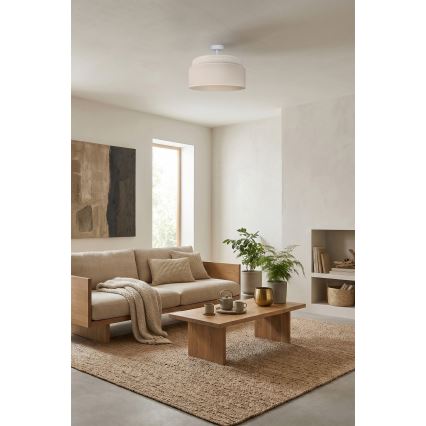 Brilagi - Плафониера PADOVA 1xE27/60W/230V Ø 40 см кремава