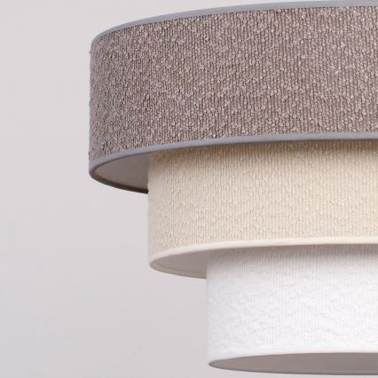 Brilagi - Плафонна лампа LUNETA, повърхностно монтирана, 1xE27/60W/230V, Ø 40 см, сив/кремав/бял