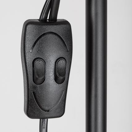 Brilagi - Подова лампа ARIANA 1xE27/100W/230V + 1xE14/25W черна