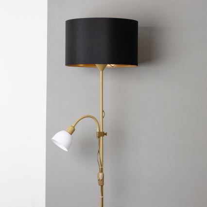 Brilagi - Подова лампа CERIA 2 в 1 1xE27/100W/230V + 1xE14/25W златист/черен