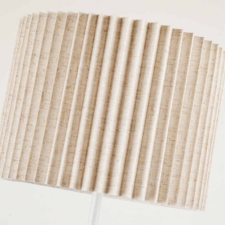 Brilagi - Подова лампа NORDIC WAVE 1xE27/15W/230V лен/бяла