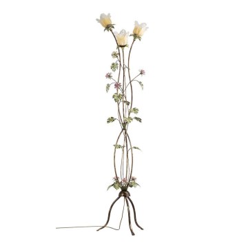 BRILAGI - Подова лампа ROSALIA 3xE14/40W/230V пъстроцветна/бронзова/патина