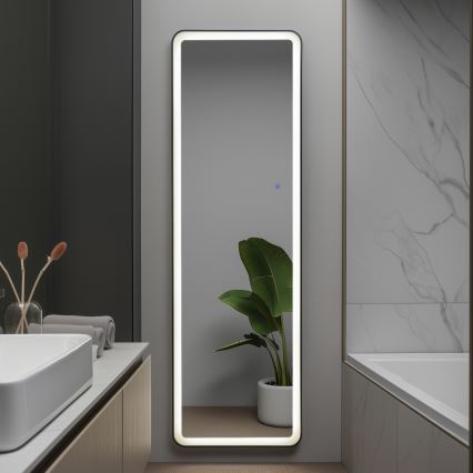 Brilagi - Подово огледало ELEGANZA LED/42W/230V 160x50 cm IP44 CRI 90 димируемо + CCT