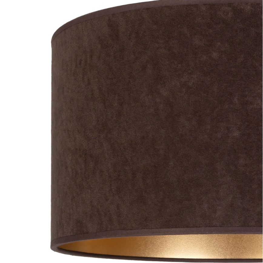 Brilagi - Подвесен полилей на кабел VELVET, 1xE27/60W/230V, диаметър 40 см, кафяв/златист