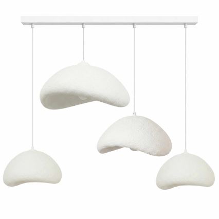 Brilagi - Полилей на шнур LUNA 4xE27/40W/230V бял