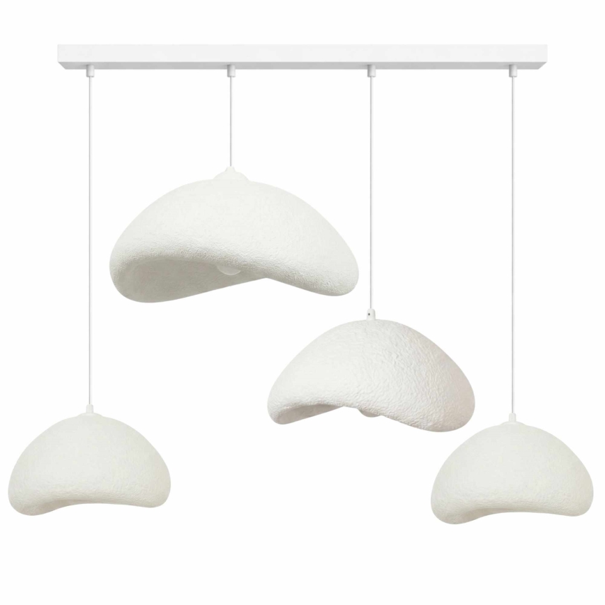 Brilagi - Полилей на шнур LUNA 4xE27/40W/230V бял