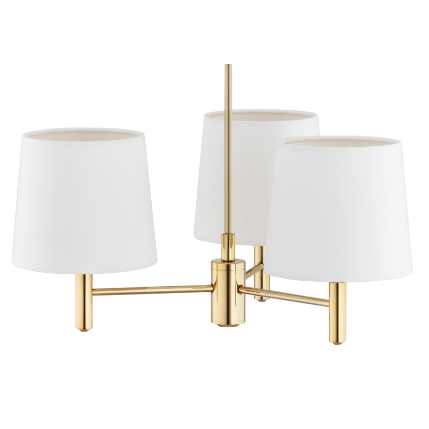 Brilagi - Полилей на штанга MONTE 3xE27/60W/230V кремав/златист