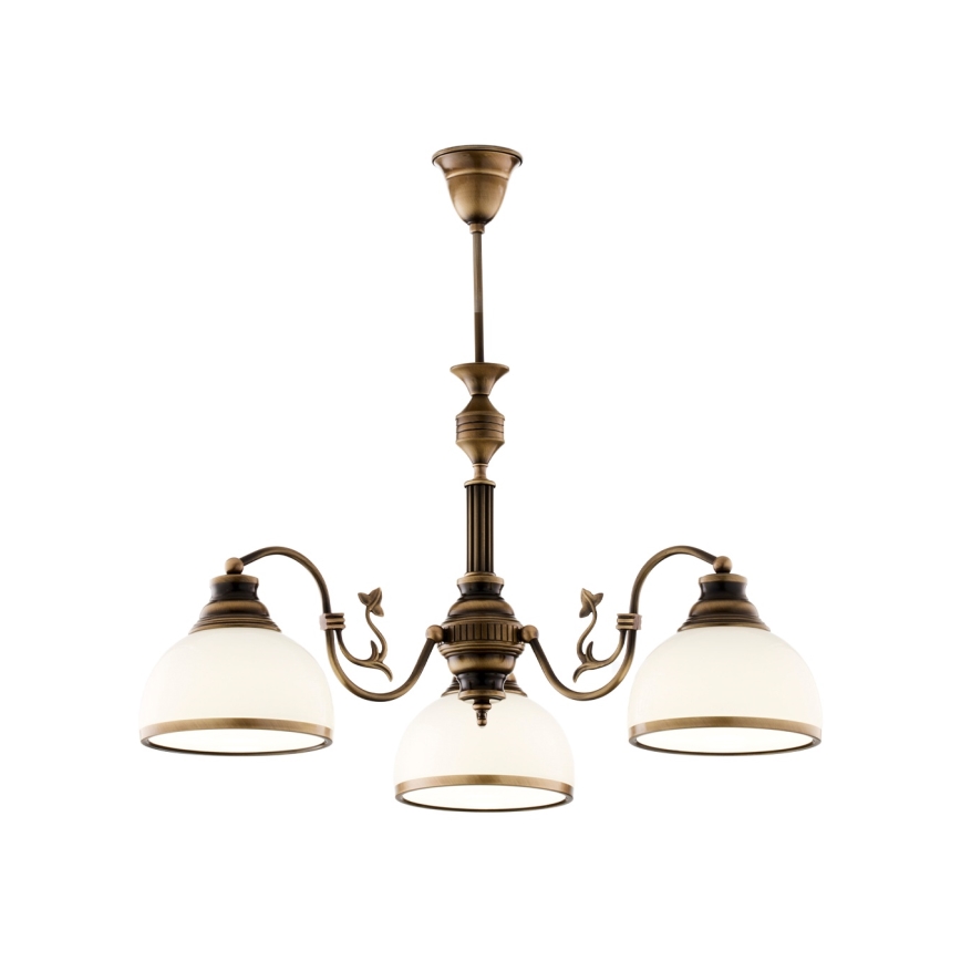 Brilagi - Полилей на штанга TAURUS 3xE27/15W/230V Ø 70 см бронзов