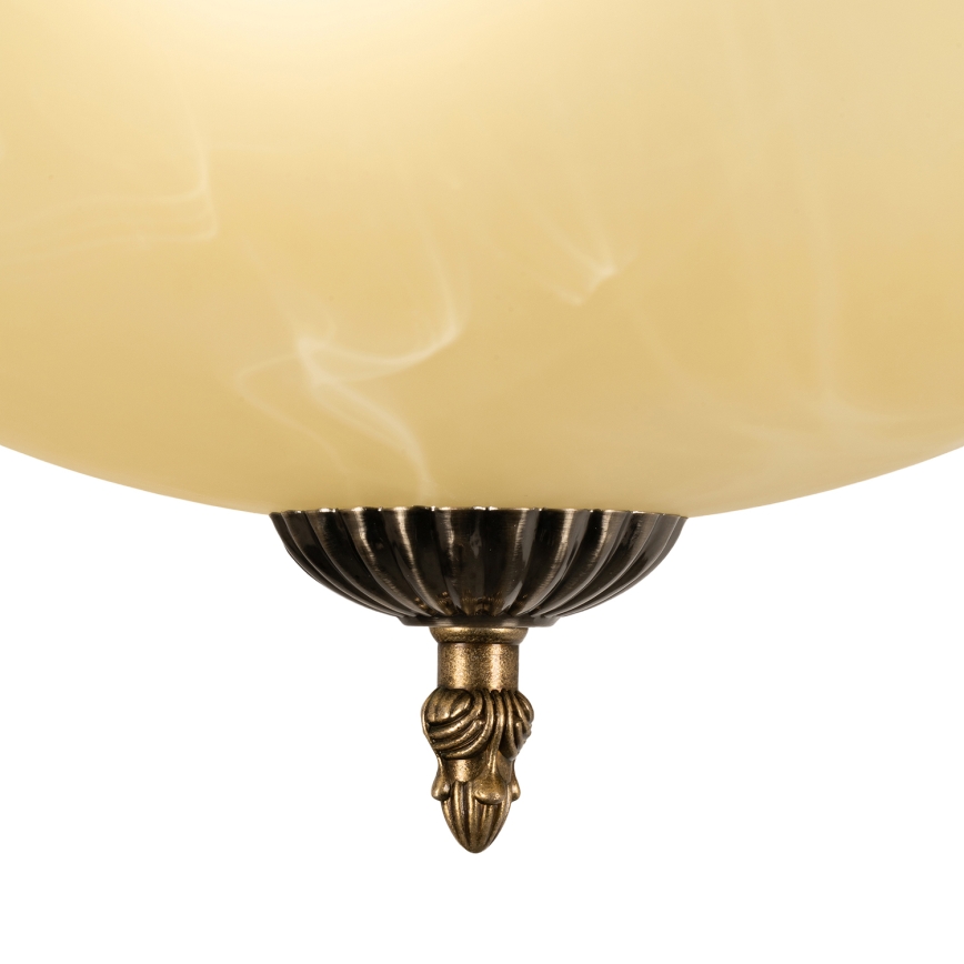 BRILAGI - Полилей на тръба DAHLIA 3xE27/40W/230V Ø 37 см месинг