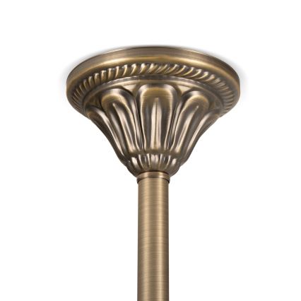 BRILAGI - Полилей на тръба DAHLIA 3xE27/40W/230V Ø 37 см месинг