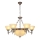 Brilagi - Полилей на верига DAHLIA, 9xE27/40W/230V, Ø 74 cm, месинг