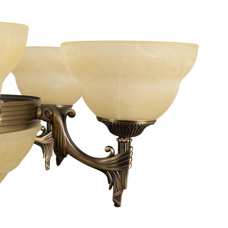 BRILAGI - Полилей на верига DAHLIA, 9xE27/40W/230V, Ø 74 cm, месинг
