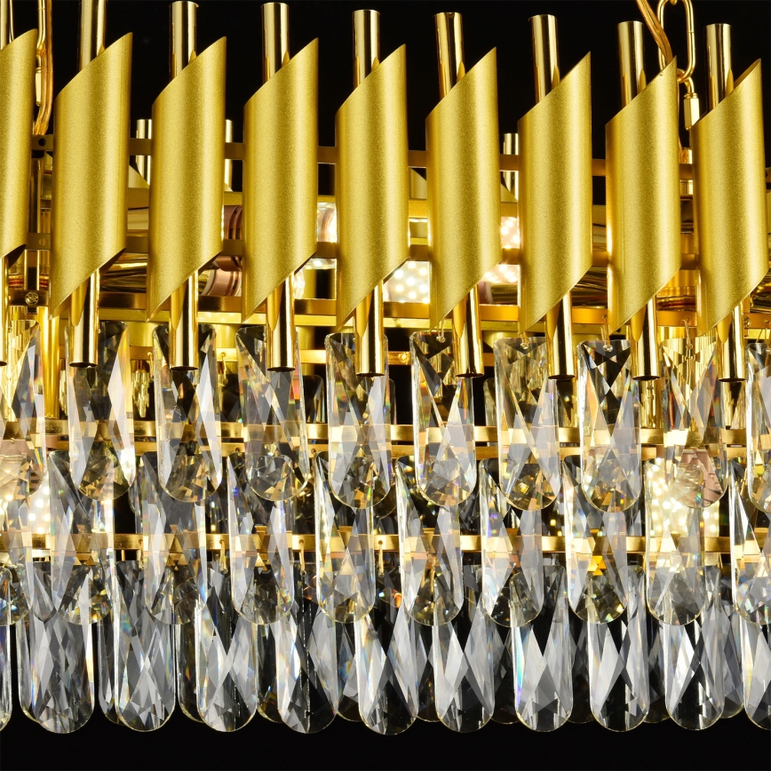 Brilagi - Полилей на верига ECLIPSE 10xE14/10W/230V 78x28 cm златен