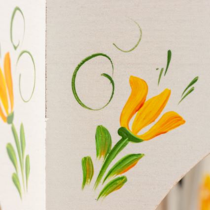 Brilagi - Полилей на верига QUEEN 6xE14/40W/230V бук/крем