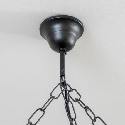 Brilagi - Полилей на верига ROATA 6xE14/40W/230V Ø 70 см бук